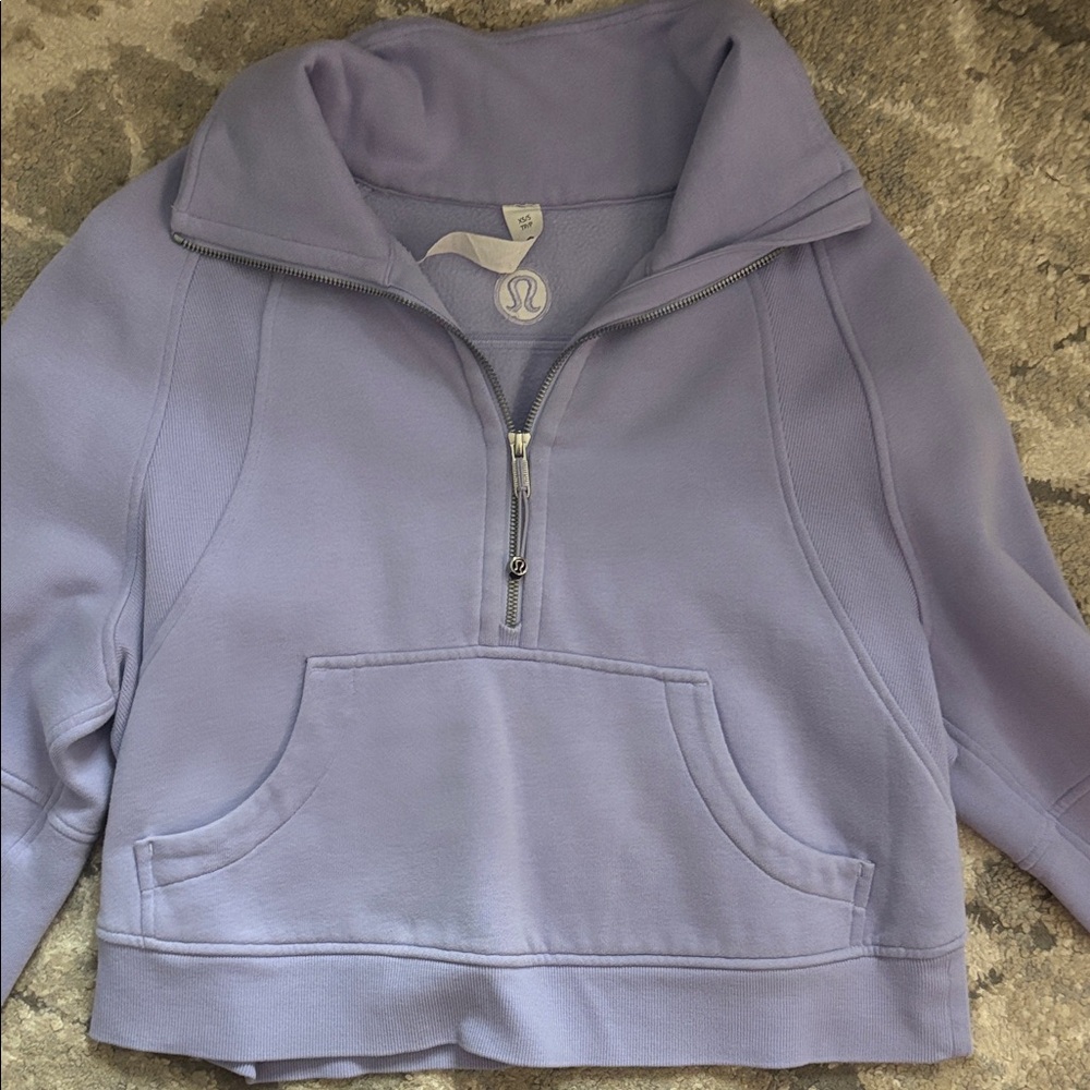 lululemon athletica Women's lavender scuba with funnel neck